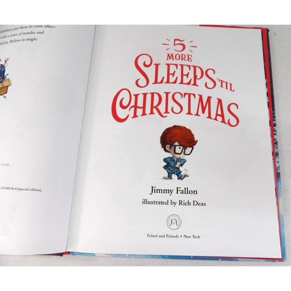 Children's Book 5 More Sleeps Til Christmas - Picture 3 of 5
